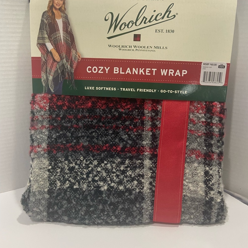Woolrich Soft Cozy Blanket Wrap